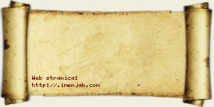 Vuk Joksić vizit kartica